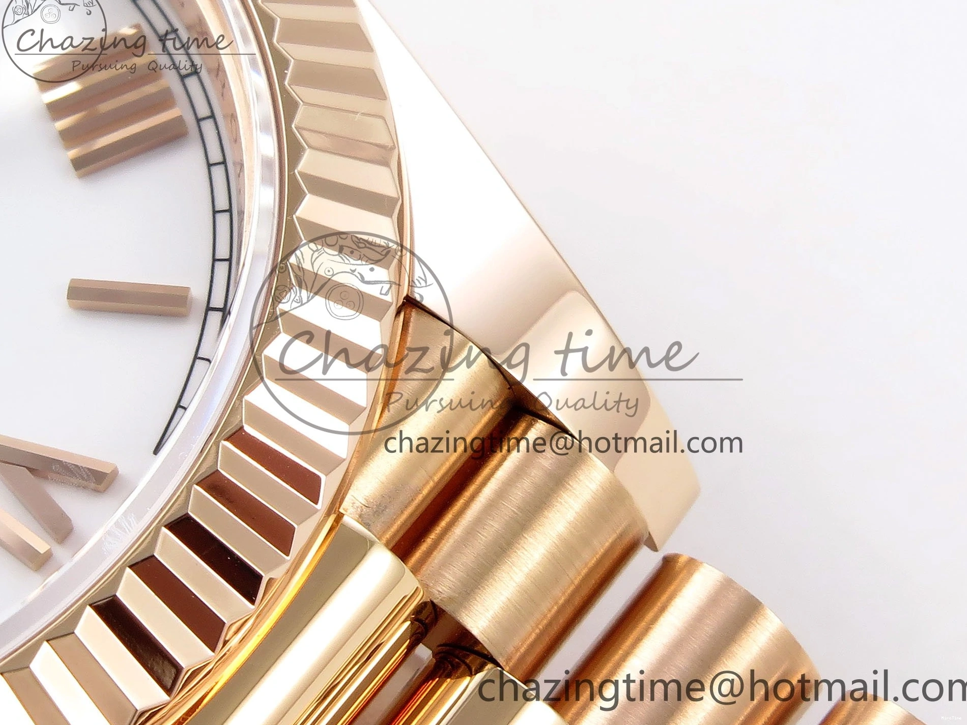 MiroTime 0318 Day Date 40 RG 228235 ARF 1:1 Best Edition White Roman Dial on President Bracelet VR Bright 1510